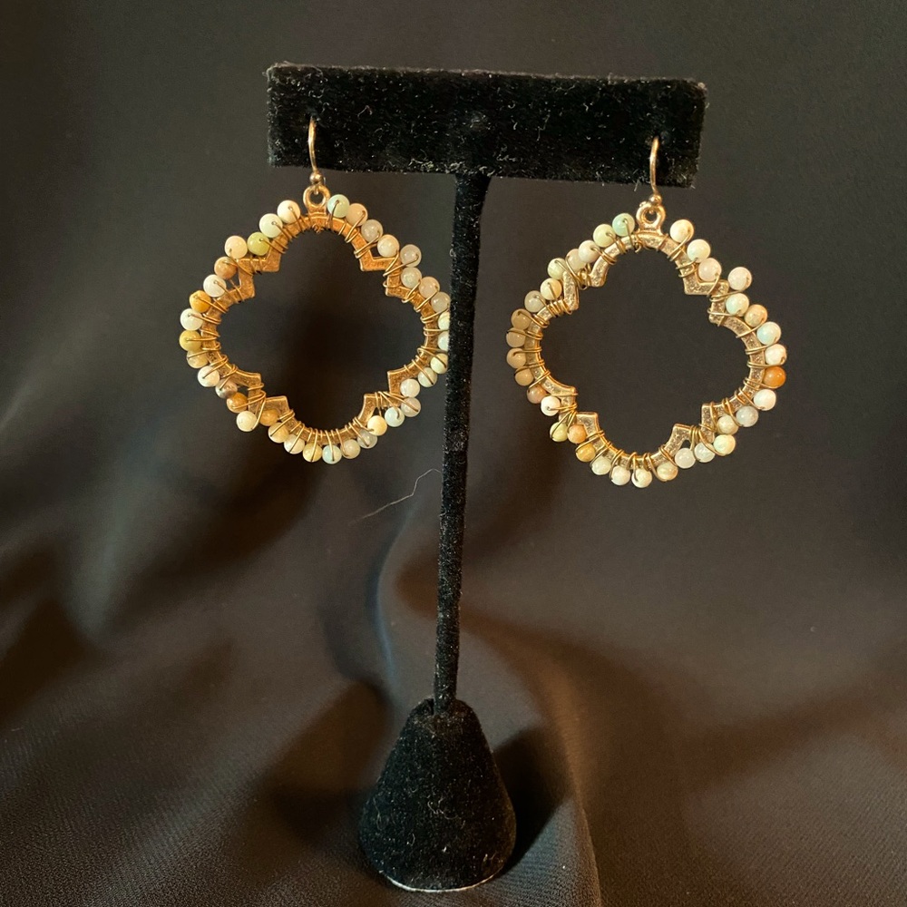 Beaded earrings. Southwest look.